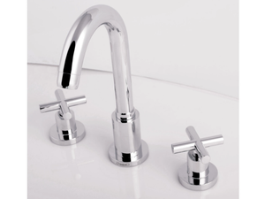 G3 - F7612A - 3 hole countertop washbasin tap with adjustable spout - Tap by Rubinetteria Giulini