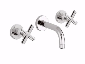 G3 - F7623 - 3 hole wall-mounted washbasin tap - Tap by Rubinetteria Giulini