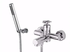 GIÒ CRYSTAL - GIÒ - F3501/S - Wall-mounted bathtub tap with hand shower - Tap by Rubinetteria Giulini