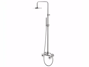 GIÒ CRYSTAL - GIÒ - F3607WC-S/S - Wall-mounted shower panel with overhead shower - Shower panel by Rubinetteria Giulini