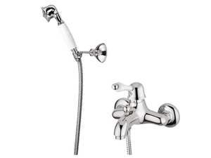 HARMONY - HARMONY CRYSTAL - 9501 - Wall-mounted bathtub mixer with hand shower - Tap by Rubinetteria Giulini