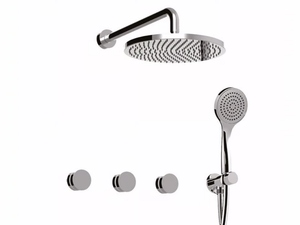 MYRING - FMR0115W2KB - Shower mixer with hand shower with overhead shower - Shower by Rubinetteria Giulini