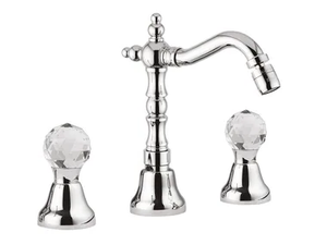 ODESSA CRYSTAL - F3945A/S - 3 hole countertop bidet tap - Tap by Rubinetteria Giulini