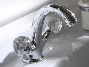 ODESSA CRYSTAL - FS3961A/S - Countertop 1 hole washbasin tap - Tap by Rubinetteria Giulini