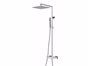 PABLOLUX - F8301-20 - Wall-mounted thermostatic shower panel with overhead shower - Shower panel by Rubinetteria Giulini