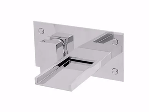 PABLOLUX - F9809-B1 - Wall-mounted washbasin mixer with plate - Tap by Rubinetteria Giulini