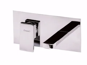 PABLOLUX - F9810 - Wall-mounted single handle washbasin mixer with plate - Tap by Rubinetteria Giulini