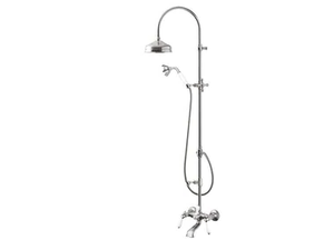 PRAGA - PRAGA CRYSTAL - F7500WC-S - Wall-mounted shower panel with overhead shower - Shower panel by Rubinetteria Giulini
