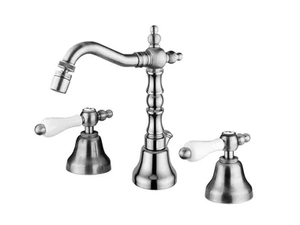 PRAGA - PRAGA CRYSTAL - F7545A - 3 hole countertop bidet tap - Tap by Rubinetteria Giulini