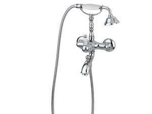 PRAGAMIX - PRAGAMIX CRYSTAL - F7510 - Wall-mounted bathtub tap with hand shower - Tap by Rubinetteria Giulini