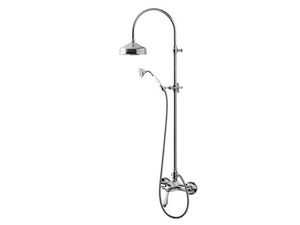 PRAGAMIX - PRAGAMIX CRYSTAL - F7524SWC-S - Wall-mounted shower panel with overhead shower - Shower panel by Rubinetteria Giulini