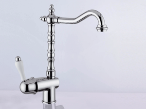 PRAGAMIX - PRAGAMIX CRYSTAL - F7527A - Countertop single handle washbasin tap with adjustable spout - Tap by Rubinetteria Giulini