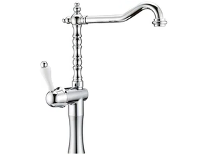 PRAGAMIX - PRAGAMIX CRYSTAL - F7527AH - Countertop single handle washbasin tap with adjustable spout - Tap by Rubinetteria Giulini