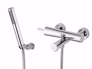 QUACK - F9101 - 2 hole bathtub mixer with hand shower - Tap by Rubinetteria Giulini