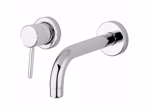 QUACK - F9120 - 2 hole wall-mounted single handle washbasin mixer - Tap by Rubinetteria Giulini