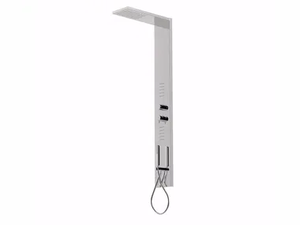 SURF - F1631 - Wall-mounted thermostatic shower panel with overhead shower - Shower panel by Rubinetteria Giulini