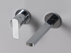 SURF - F5820 - 2 hole wall-mounted single handle washbasin mixer - Tap by Rubinetteria Giulini