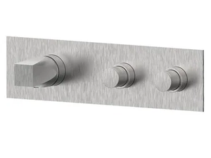 ALINE 49000V2 - Hydroprogressive 3 hole stainless steel shower mixer - Shower by Rubinetterie Frattini