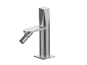 ALINE 49080 - Countertop stainless steel bidet mixer without waste - Tap by Rubinetterie Frattini