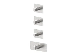 ALINE 49760V3 - Thermostatic 4 hole stainless steel shower mixer - Shower by Rubinetterie Frattini