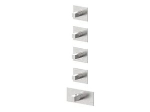 ALINE 49760V4 - 5 hole thermostatic stainless steel shower mixer - Shower by Rubinetterie Frattini