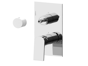 NARCISO S 78523SV2 - Single handle shower mixer with plate - Shower by Rubinetterie Frattini