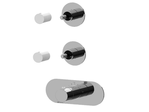 TOLOMEO 83730S - Recessed single handle thermostatic shower mixer - Shower by Rubinetterie Frattini