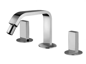 VITA 53104 - 3 hole countertop bidet mixer without waste - Tap by Rubinetterie Frattini