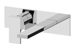 VITA DUE 35548 - Wall-mounted washbasin mixer with plate - Tap by Rubinetterie Frattini