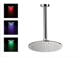 150-L1 - Ceiling mounted overhead shower with arm with chromotherapy - Shower by Rubinetterie Mariani