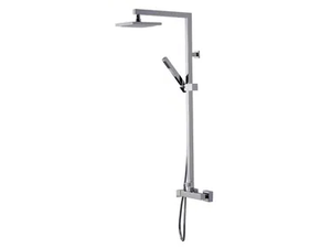 A39-CD - Wall-mounted thermostatic shower panel with overhead shower - Shower panel by Rubinetterie Mariani