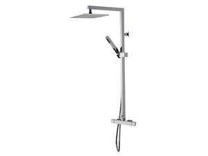 A51-C2 - Wall-mounted shower panel with overhead shower - Shower panel by Rubinetterie Mariani