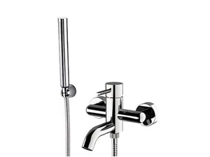 NEXT - Single handle wall-mounted bathtub mixer with hand shower - Tap by Rubinetterie Mariani