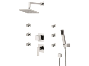 POLAR - Shower mixer with diverter with hand shower with overhead shower - Shower by Rubinetterie Mariani