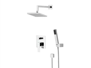POLAR - Shower mixer with diverter with hand shower with overhead shower - Shower by Rubinetterie Mariani