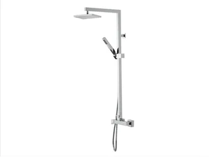 POLAR - Wall-mounted shower column with hand shower with overhead shower - Shower by Rubinetterie Mariani