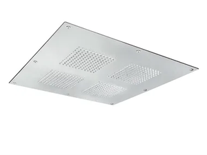 SQ0-02 - Ceiling mounted built-in stainless steel overhead shower with anti-lime system - Shower by Rubinetterie Mariani