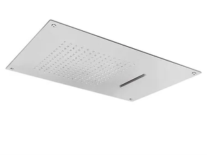SQ0-03 - Ceiling mounted built-in stainless steel overhead shower with anti-lime system - Shower by Rubinetterie Mariani