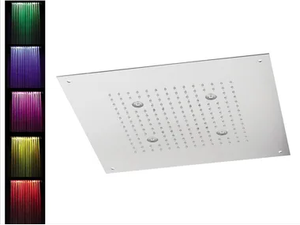 SQ0-L1 - LED built-in overhead shower with chromotherapy - Shower by Rubinetterie Mariani