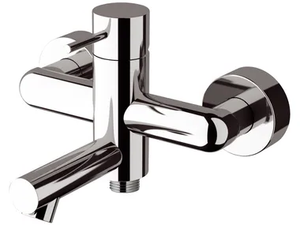 ULTRAMINIMAL - 2 hole wall-mounted single handle brass bathtub mixer - Tap by Rubinetterie Mariani