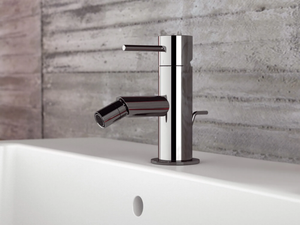 ULTRAMINIMAL - Countertop single handle brass bidet mixer - Tap by Rubinetterie Mariani