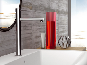 ULTRAMINIMAL - Countertop single handle brass washbasin mixer without waste - Tap by Rubinetterie Mariani