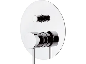 ULTRAMINIMAL - Recessed single handle brass shower mixer with diverter - Shower by Rubinetterie Mariani
