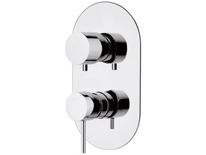 ULTRAMINIMAL - Recessed single handle brass shower mixer with diverter - Shower by Rubinetterie Mariani