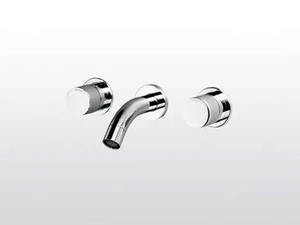 BAMBOO 3250TR - 3 hole wall-mounted bathtub tap - Tap by RUBINETTERIE STELLA
