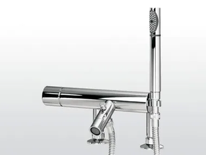 BAMBOO 3267RG306 - 2 hole bathtub mixer with hand shower - Tap by RUBINETTERIE STELLA