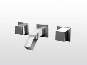 BAMBOO QUADRO 3250TR - 3 hole bathtub set - Bathtub by RUBINETTERIE STELLA