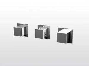 BAMBOO QUADRO 3254TR - 3 hole wall-mounted bathtub set - Bathtub by RUBINETTERIE STELLA