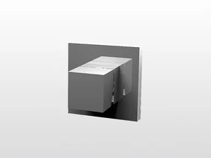 BAMBOO QUADRO 3292MC - Single handle shower mixer - Shower by RUBINETTERIE STELLA
