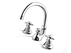 ITALICA 3225 - 3 hole washbasin tap with adjustable spout - Tap by RUBINETTERIE STELLA